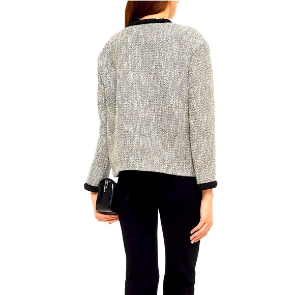 Maje Vinie Lurex Tweed Jacket - Picture 3 of 8